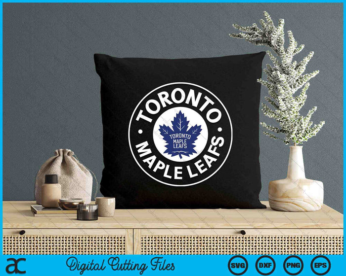 Toronto Maple Leafs Symbol Blue Officially Licensed SVG PNG Digital Printable Files