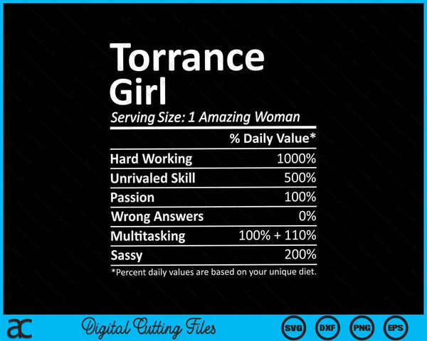 Torrance girl ca California city home roots SVG cut file