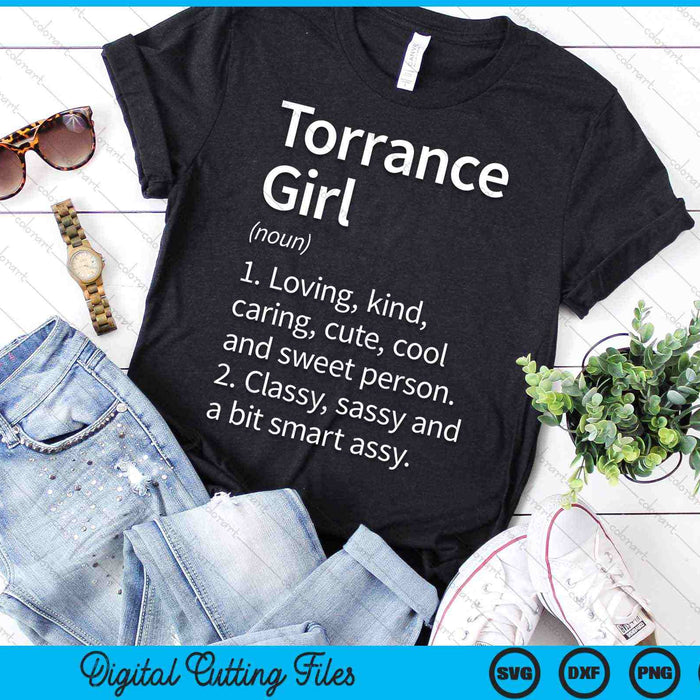 Torrance Girl CA Virginia Home Roots SVG PNG Digital Cutting Files