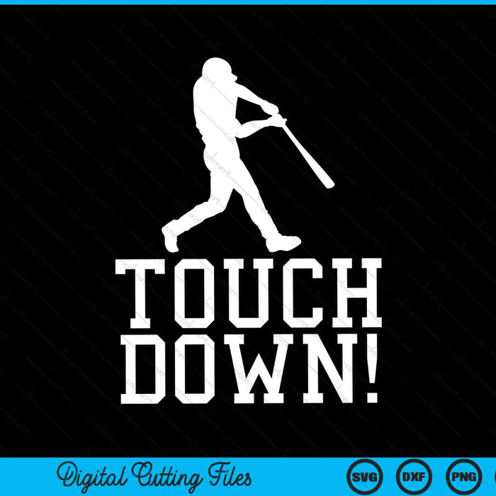 Touchdown baseball sports SVG cut file