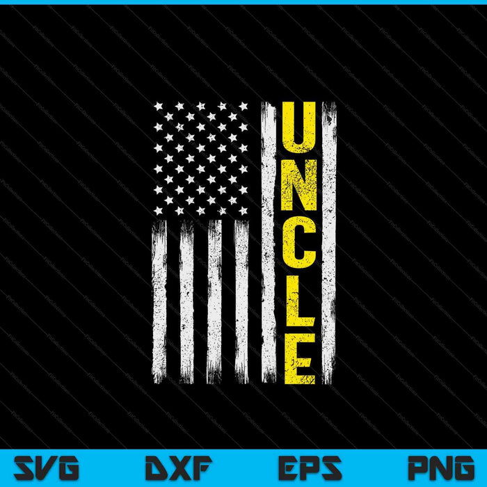 Tow truck driver yellow line uncle USA flag SVG cut file