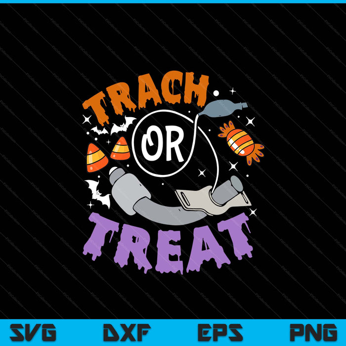 Trach Or Treat Nurse Respiratory Therapist ICU RN Halloween SVG PNG Digital Printable Files