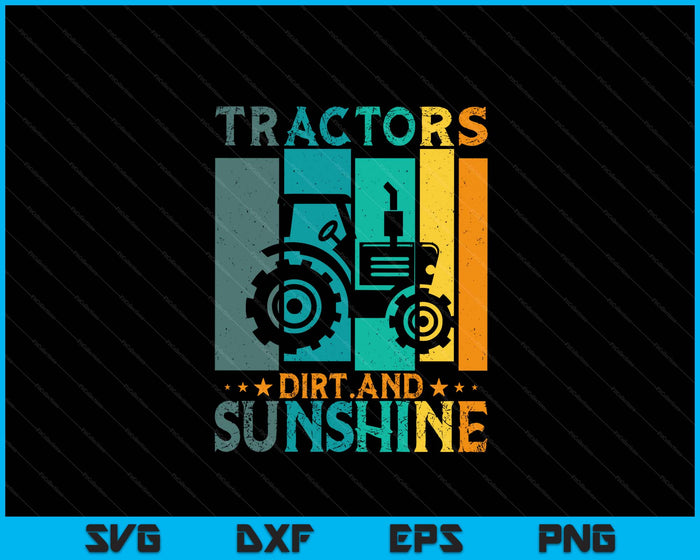 Tractor Farming Toddler Farm Kids Farmer Tractor SVG PNG Digital Printable Files