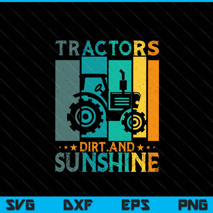 Tractor farming toddler farm Kids farmer tractor SVG cut file