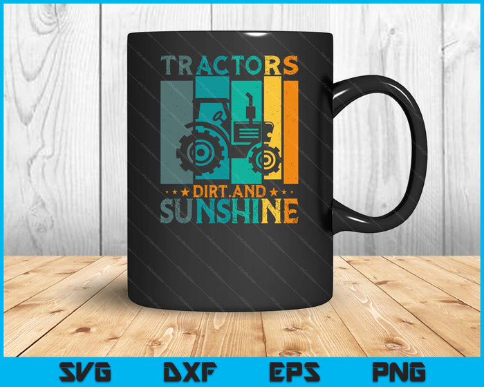 Tractor Farming Toddler Farm Kids Farmer Tractor SVG PNG Digital Printable Files