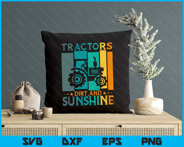 Tractor Farming Toddler Farm Kids Farmer Tractor SVG PNG Digital Printable Files