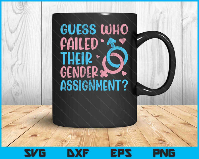 Trans Gender Identity Pride LGBTQ Transsexual Rights SVG PNG Digital Cutting Files