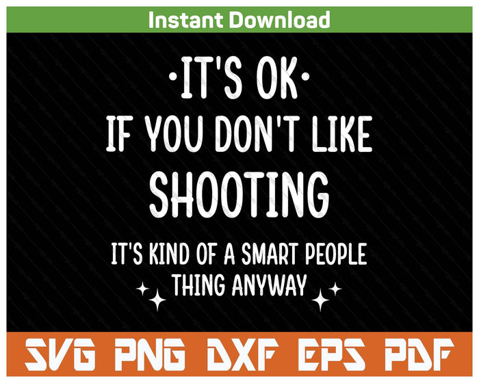 Clay Target Shooting Funny SVG PNG Cutting Files