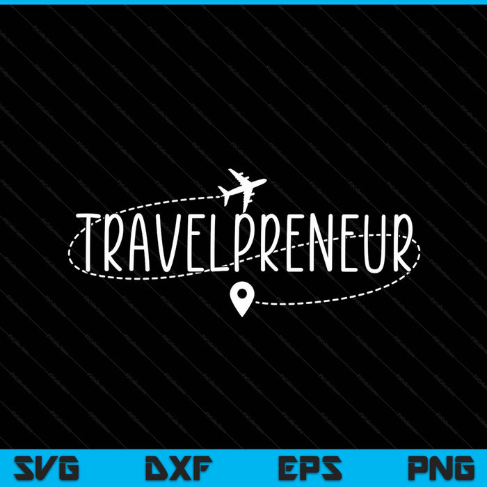 Travelpreneur travel agency staff holidays planning SVG PNG cut file for Cricut