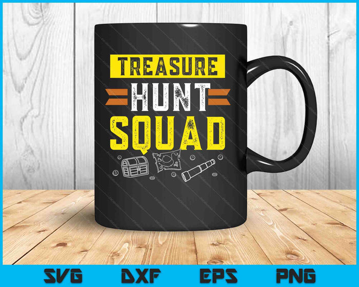 Treasure Hunt Squad Hunter Treasures Hunting Treasure Hunt SVG PNG Digital Printable Files