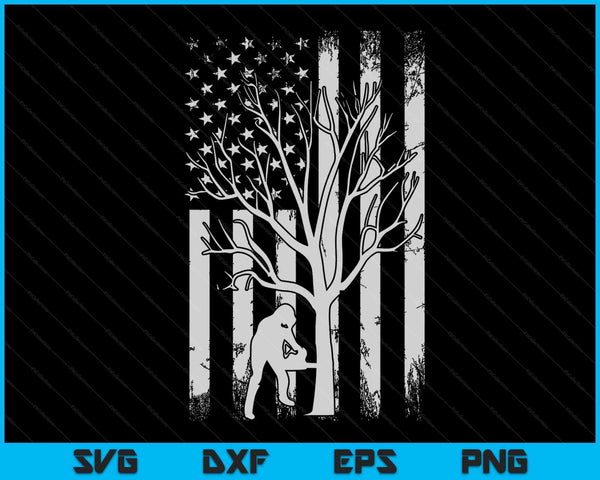 Boom Cutter Amerikaanse vlag Chainsaw Operator Arborist Patriot SVG PNG digitale snijbestanden 