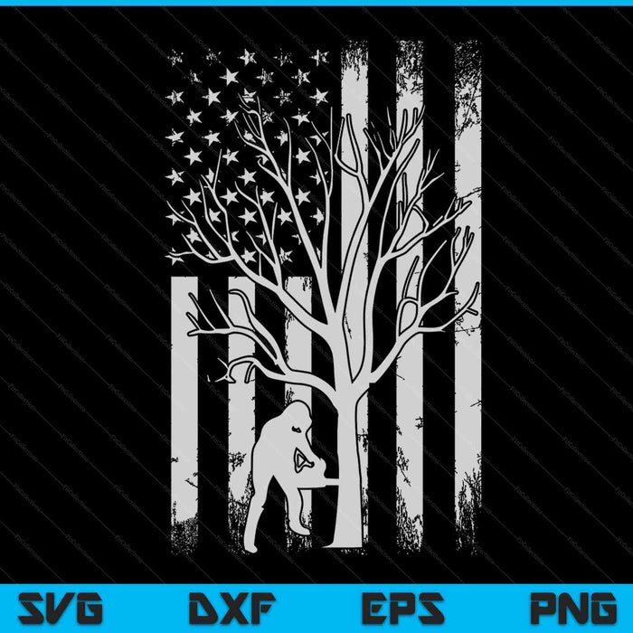 Tree Cutter American Flag Chainsaw Operator Arborist Patriot SVG PNG Digital Cutting Files
