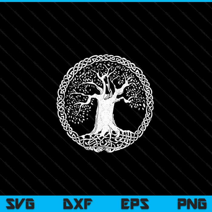 Tree Of Life, Yggdrasil, Viking, Celtic, Norse, Myths SVG PNG Digital Cutting File
