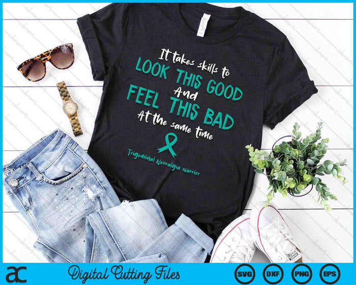 Trigeminal Neuralgia Awareness SVG PNG Digital Cutting Files