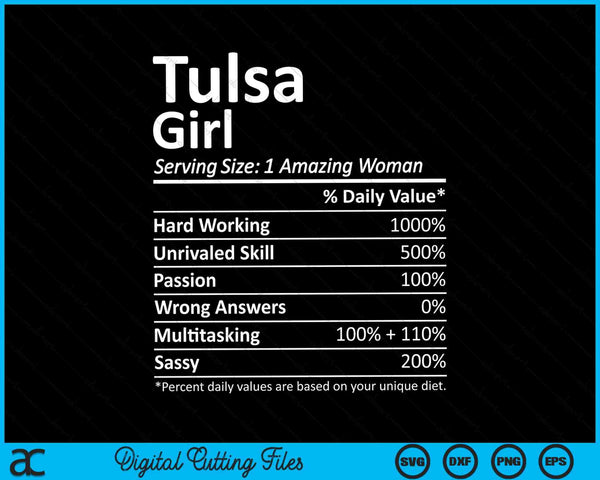 Tulsa girl okay Oklahoma City home roots SVG cut file