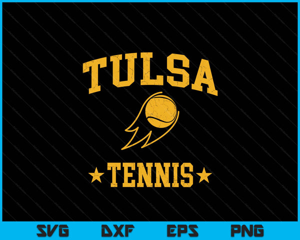 Tulsa rapids tennis vintage gameday retro tennis lover SVG cut file