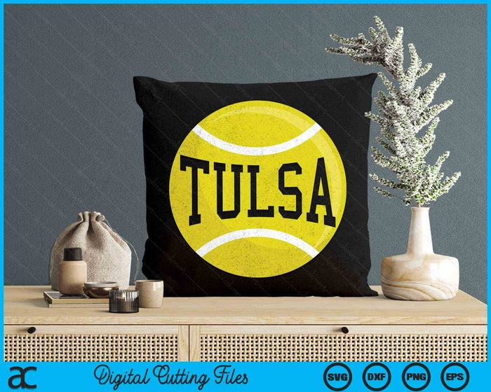 Tulsa Tennis Fan SVG PNG Digital Cutting Files