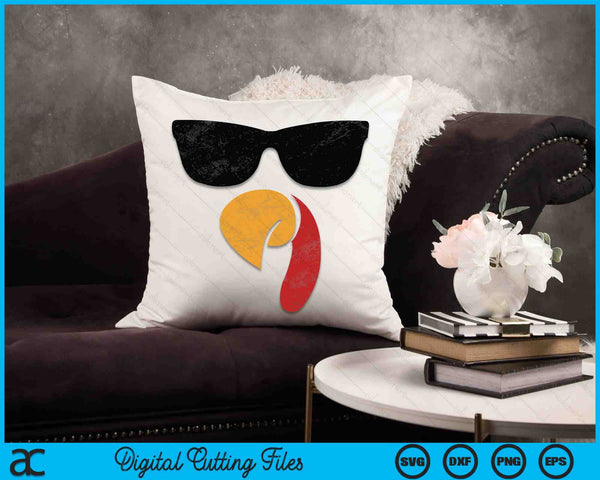 Turkey Face Thanksgiving Day Pilgrim Gifts SVG PNG Digital Cutting Files