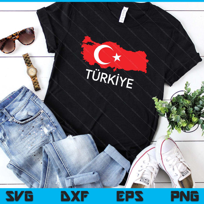 Turkey Flag Design, Turkish Flag, Turkey Map Harita, Türkiye SVG PNG Digital Printable Files