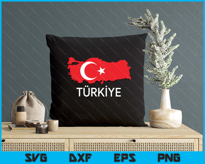 Turkey Flag Design, Turkish Flag, Turkey Map Harita, Türkiye SVG PNG Digital Printable Files