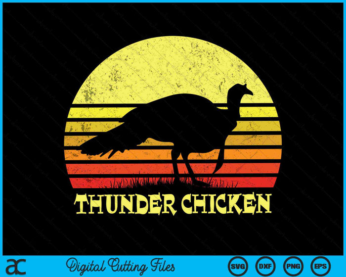 Turkey Hunting Retro Sunset Thanksgiving SVG PNG Digital Cutting Files
