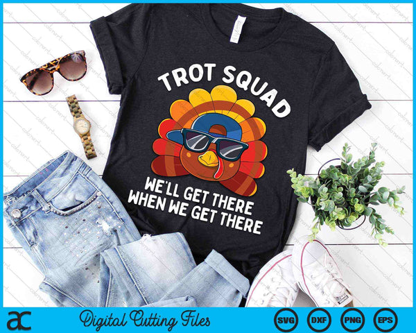 Turkey Trot Squad Thanksgiving Running Costume SVG PNG Digital Cutting Files