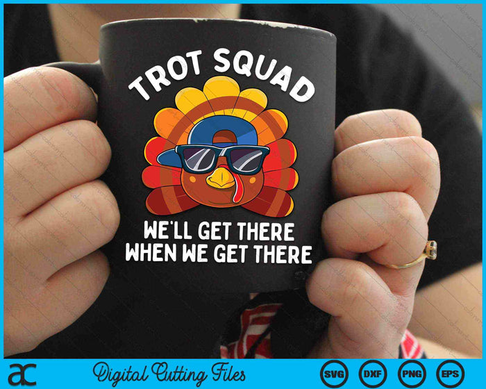Turkey Trot Squad Thanksgiving Running Costume SVG PNG Digital Cutting Files