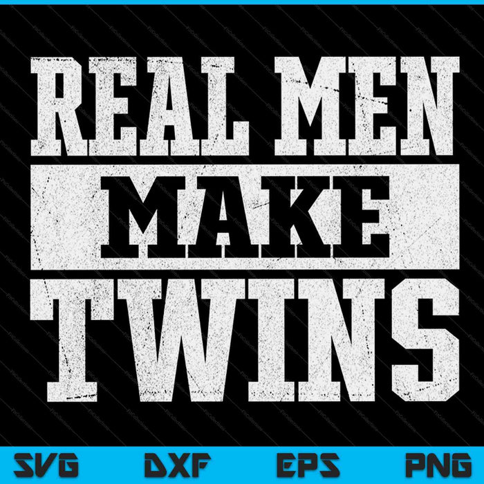 Twin father twins dad Father's Day SVG cut file