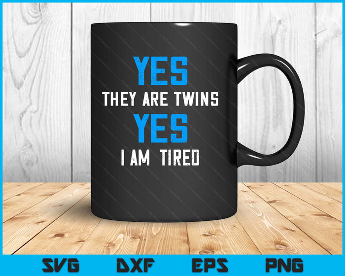 Twin Mama Mom Of Twins Mother's Day To Dad From Twins SVG PNG Digital Printable Files