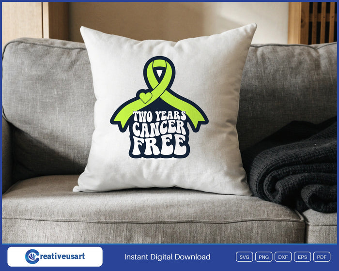 2 years cancer free non hodgkins lymphoma survivor USA flag SVG cut file