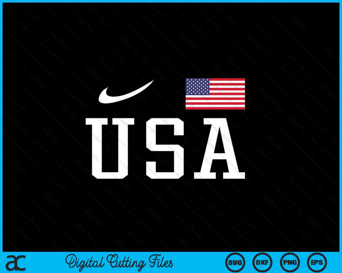 USA Freestyle Wrestling Patriotic Jersey Style SVG PNG Digital Cutting File