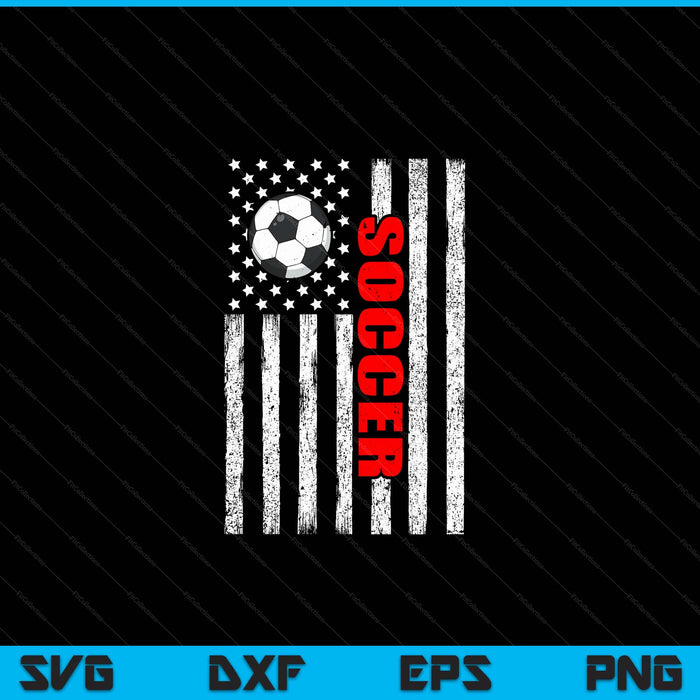 Amerikaanse Amerikaanse vlag voetbal patriottische voetbal SVG PNG digitale snijbestanden