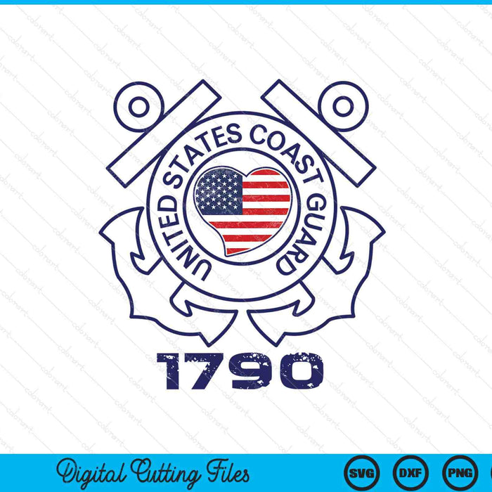 US Coast Guard Day SVG PNG Digital Printable Files