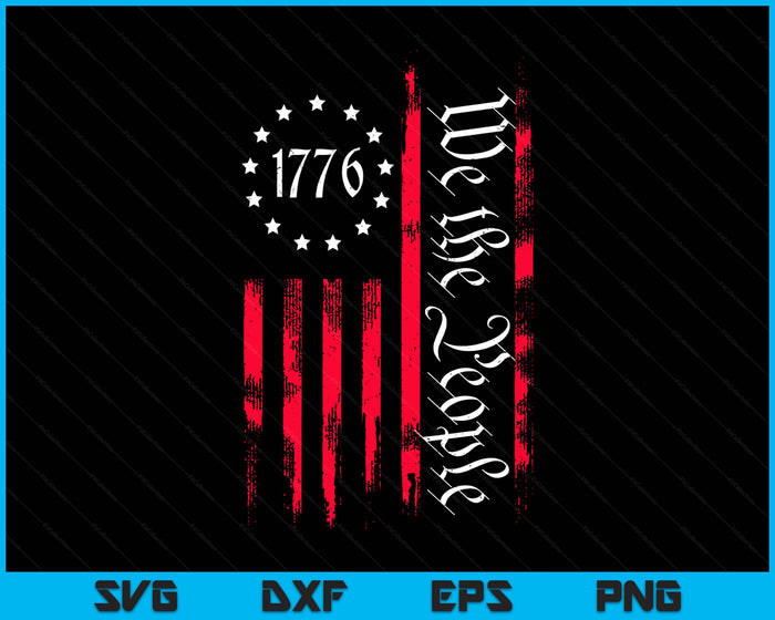 US Flag Constitution Of The USA Patriotic 4th Of July SVG PNG Digital Printable Files