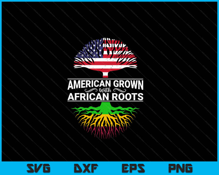 Amerikaanse vlag trots Afro-Amerikaanse erfgoed zwarte geschiedenis maand SVG PNG digitale snijbestanden