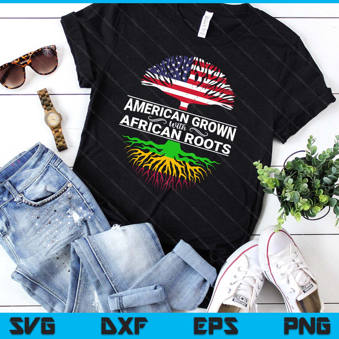 US Flag Pride African American Heritage Black History Month SVG PNG Digital Cutting Files