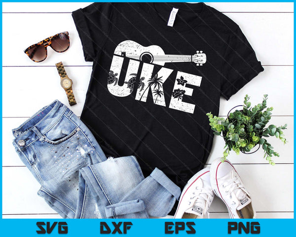 Uke Ukulele Player Ukulelist Music Guitarist SVG PNG Digital Printable Files