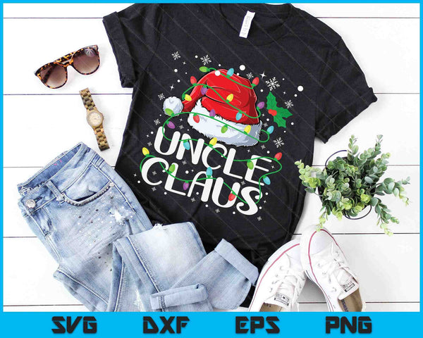 Oom Claus Christmas Santa Matching Family Xmas Pyjama SVG PNG Digitale Snijbestanden
