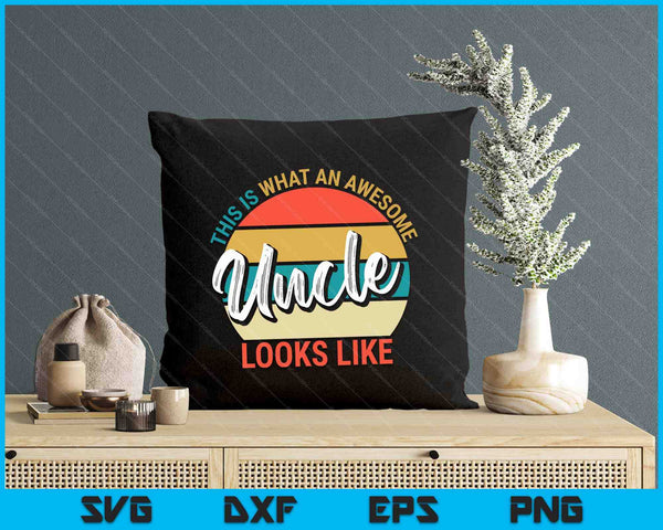 Uncle Gifts from Nephew Niece Funny Gift For Uncles Birthday SVG PNG Digital Printable Files