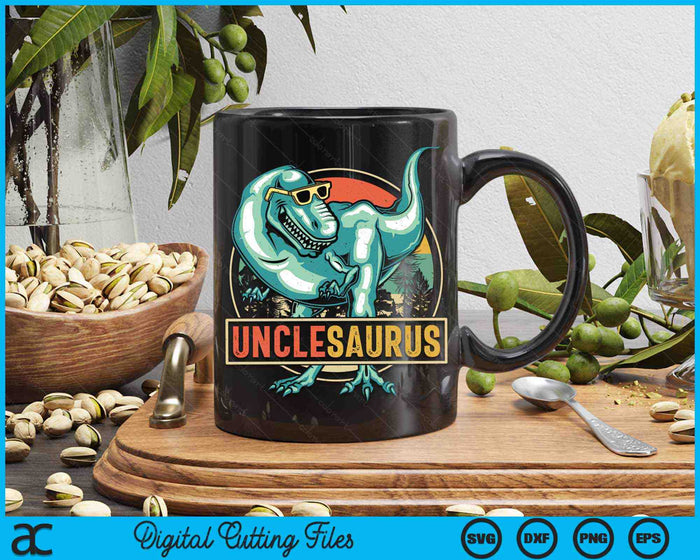 Unclesaurus T Rex Dinosaur Unclesaurus Family Matching SVG PNG Digital Cutting Files