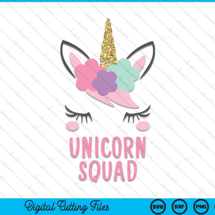 Unicorn squad SVG cut file
