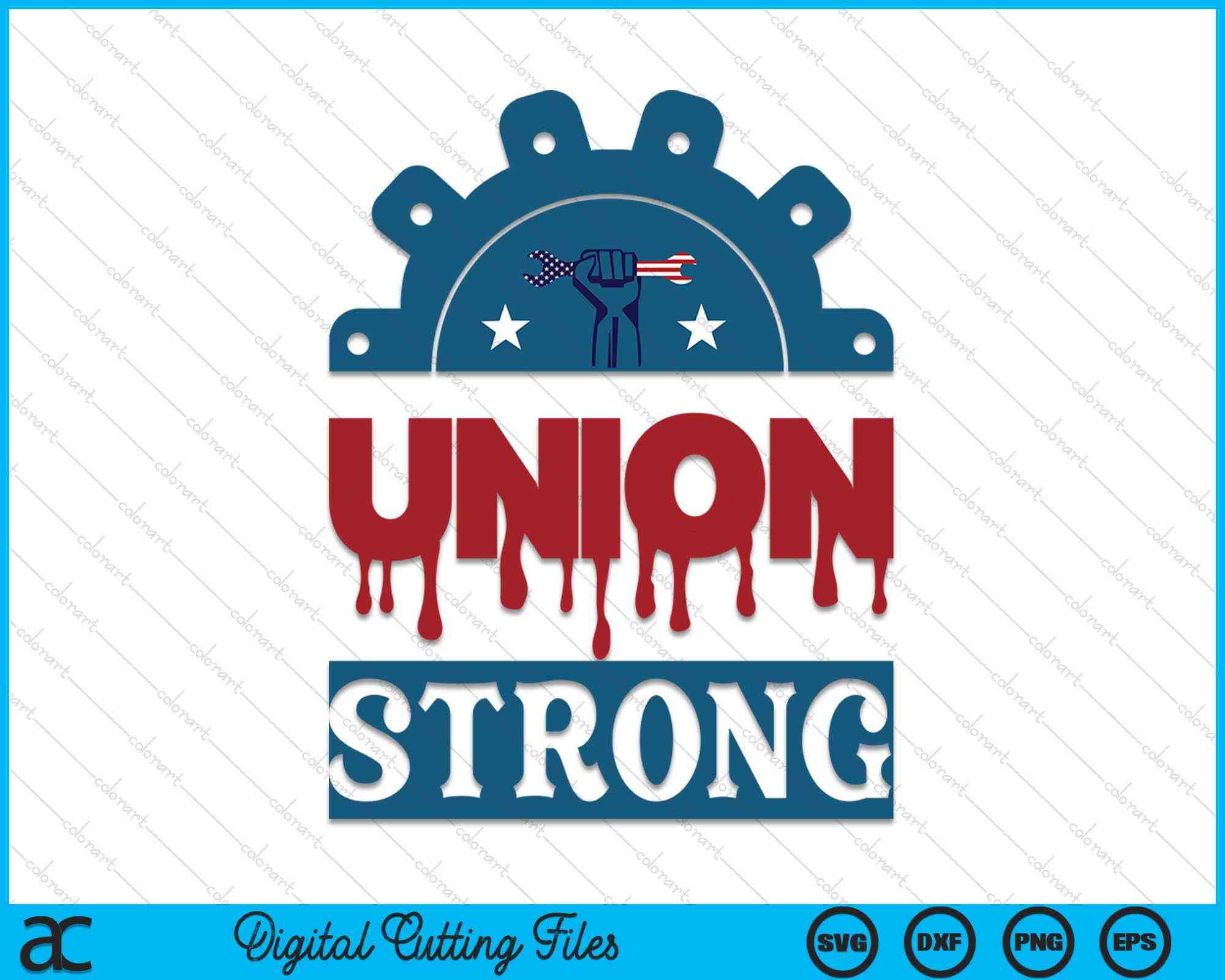 Union Strong SVG PNG Digital Cutting Files – creativeusarts