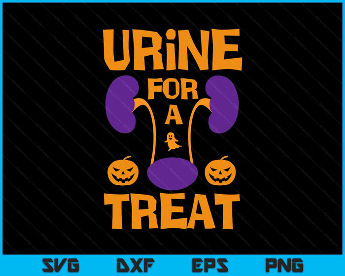 Urine For A Treat Candy - Funny Halloween Urologist Joke SVG PNG Digital Printable Files
