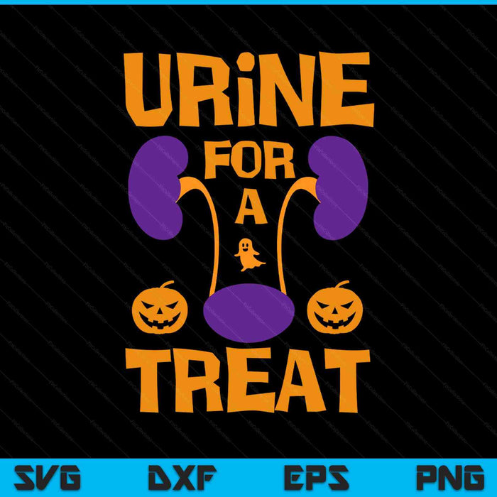 Urine For A Treat Candy - Funny Halloween Urologist Joke SVG PNG Digital Printable Files