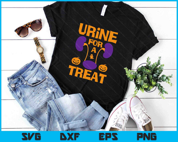 Urine For A Treat Candy - Funny Halloween Urologist Joke SVG PNG Digital Printable Files