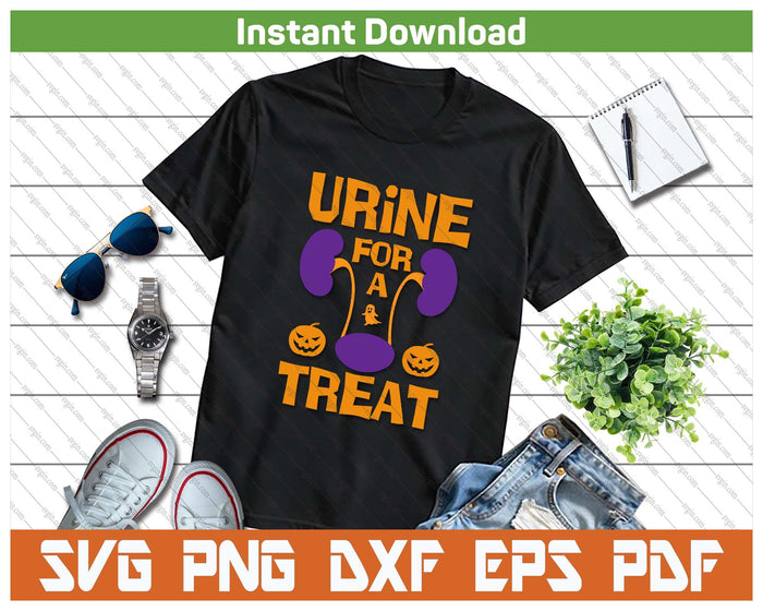 Urine For A Treat Urologist Halloween SVG PNG Cutting Files