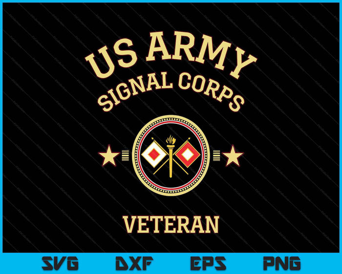 Us Army Veteran Signal Officer Military Army Engineer SVG PNG Digital Printable Files