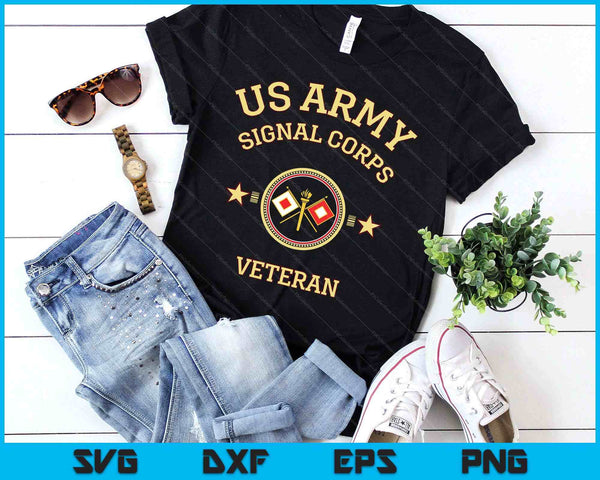 Us Army Veteran Signal Officer Military Army Engineer SVG PNG Digital Printable Files