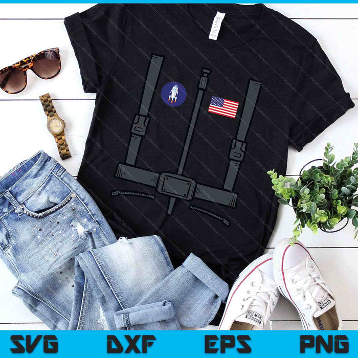 Us Astronaut Costume Space Suit Galaxy SVG PNG Digital Printable Files