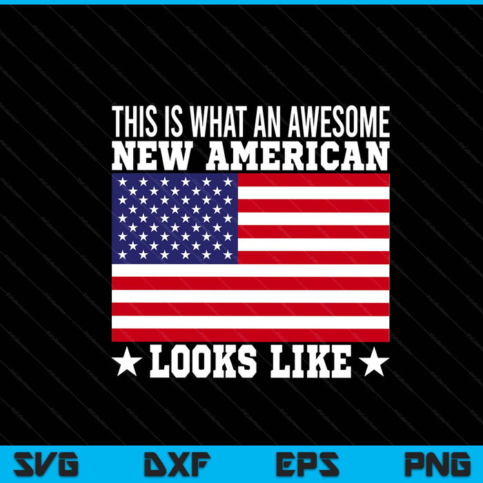 Us Citizenship Decoration Gift American New Usa Citizen Flag SVG PNG Digital Printable Files